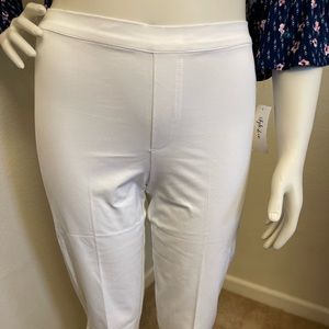 White Capri Pants